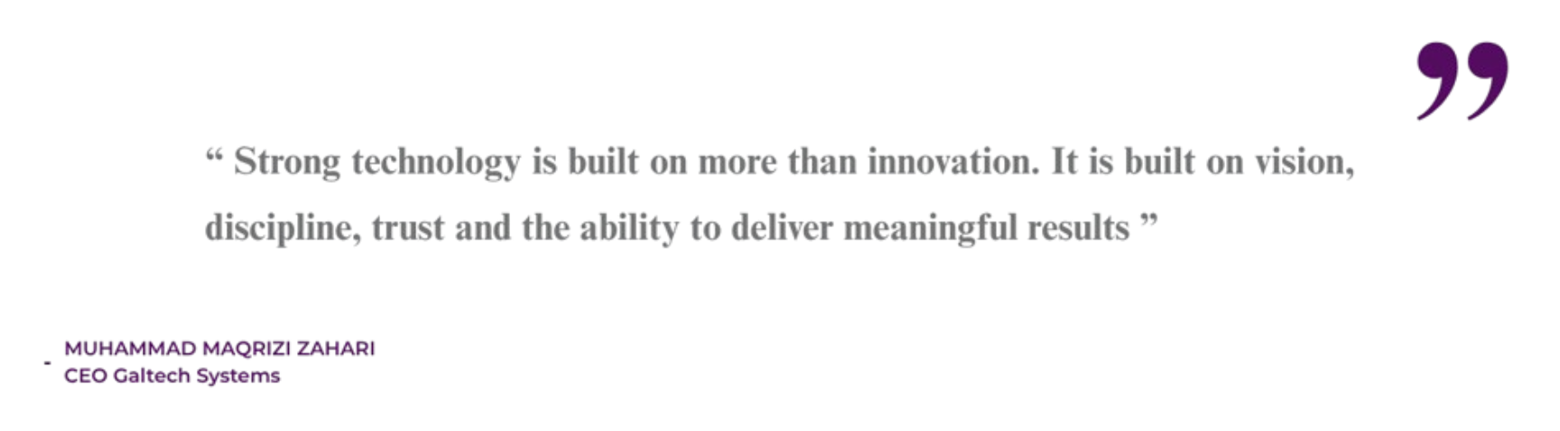 CEO Quote